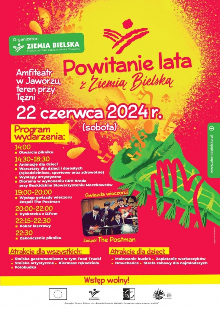 Zapraszamy na Piknik Powitanie Lata z Ziemią Bielską